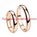 Free gold plated tungsten ring