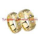 Gold plated tungsten band