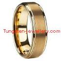 Gold plated tungsten engaged ring