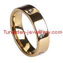 High quality gold plated tungsten ring