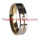 High quality gold tungsten band