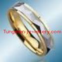 Gold Tungsten Wedding Bands