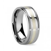 Tungsten Inlay Rings